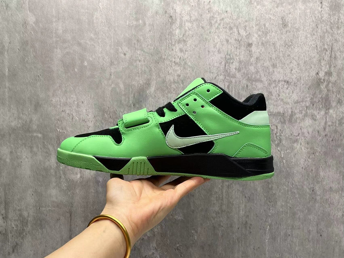 Travis Scott x Jordan Jumpman Jack All Green Sneakers