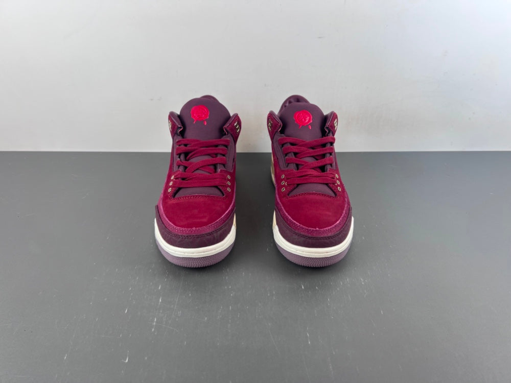 Air Jordan 3 BIN 23 Burgundy Sneakers