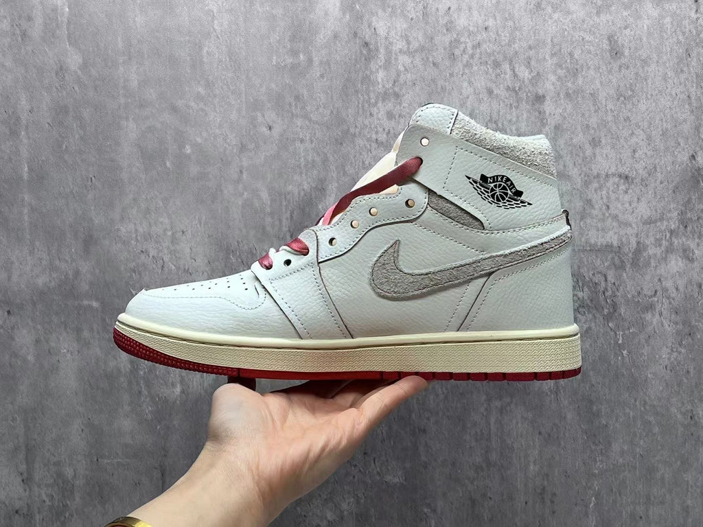 Air Jordan 1 Retro Cinnabar Red Leather Sneakers