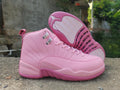 Air Jordan 12 Retro Valentine White & Vivid Pink Sneakers