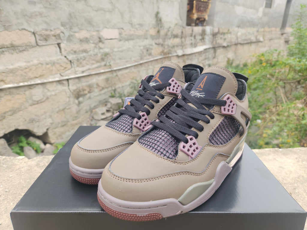 Air Jordan 4 Coffee Brown Sneakers