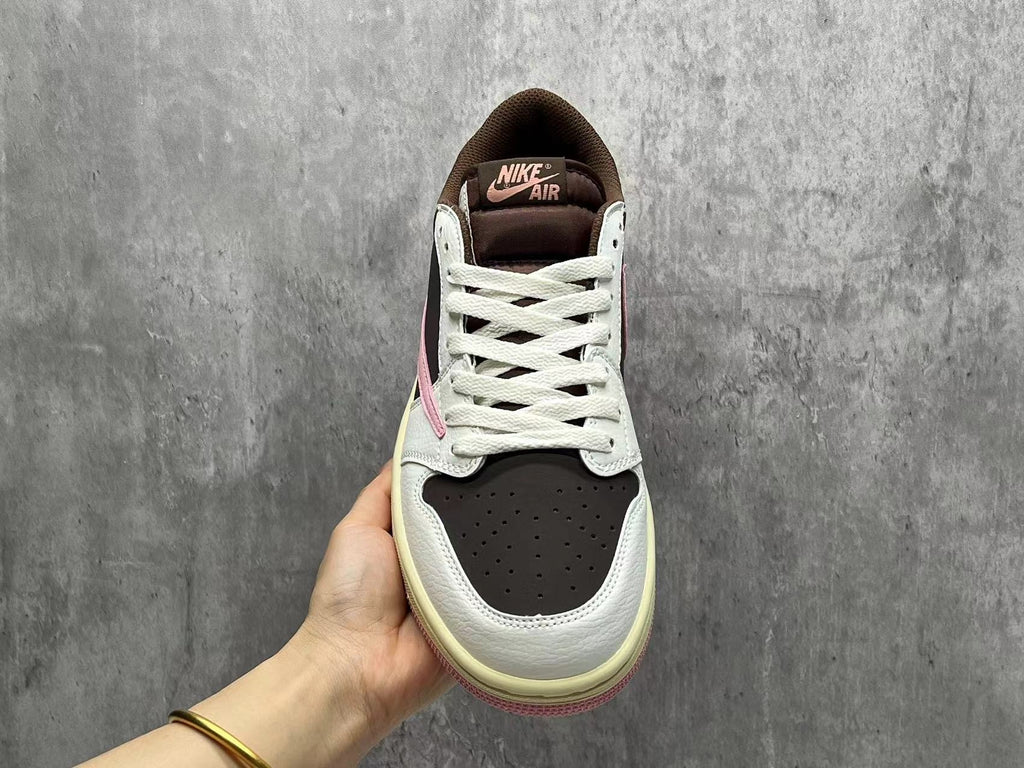 Travis Scott x Air Jordan 1 Low OG SP Brown & Pink