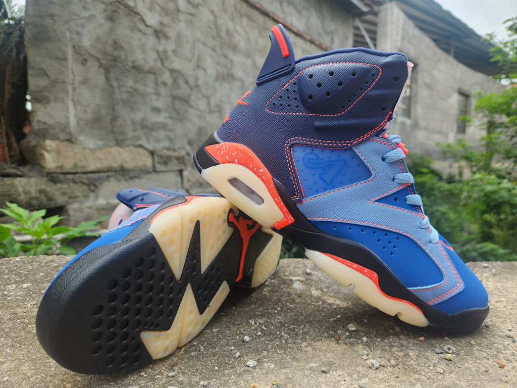 Awake NY x Air Jordan 6 “Midnight Navy” Denim Sneakers