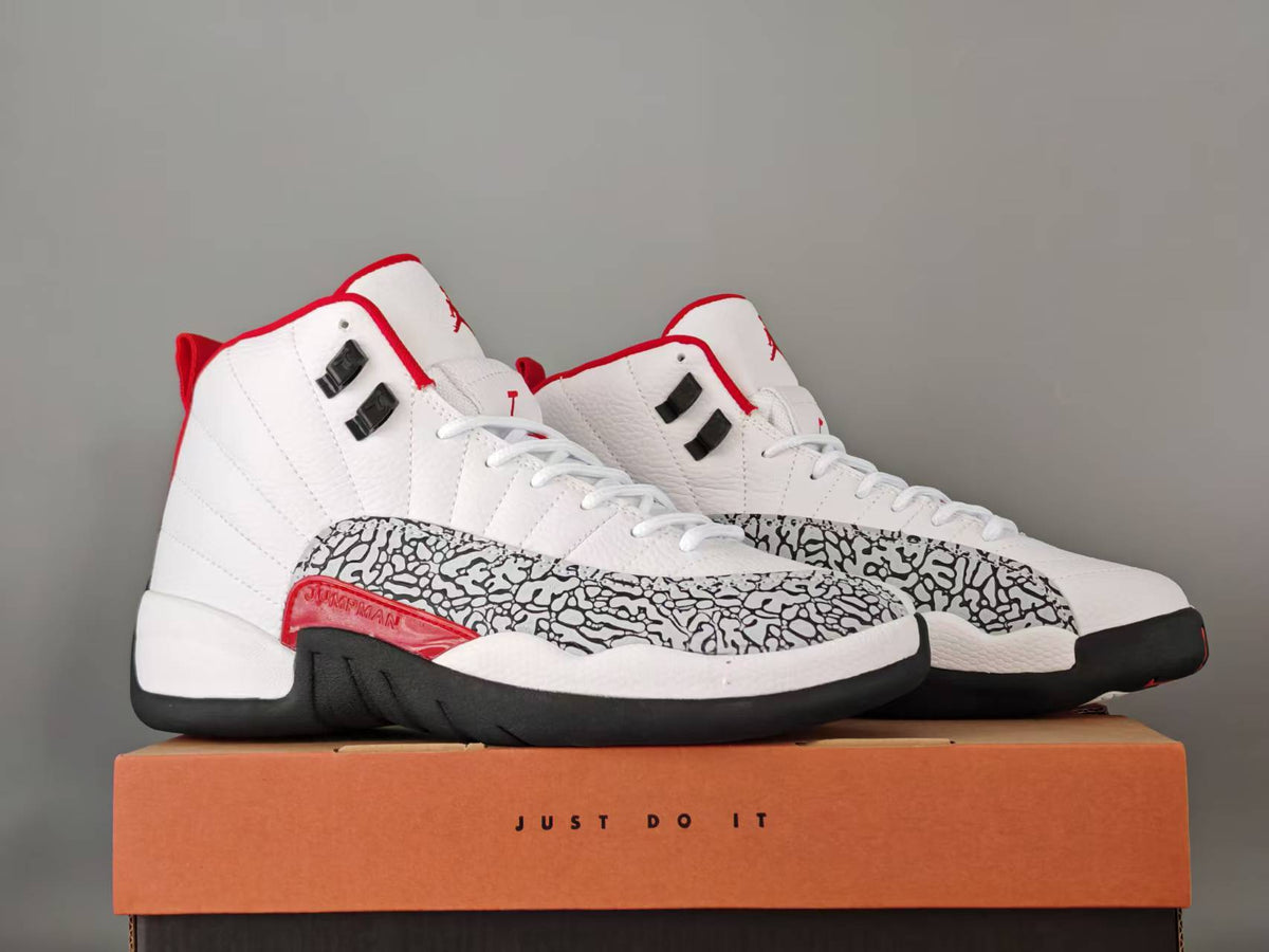 Air Jordan 12 Retro Summit White & Varsity Red CT8013-116