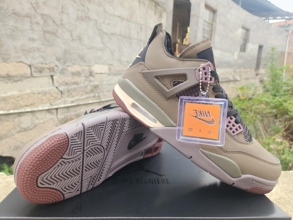Air Jordan 4 Coffee Brown Sneakers