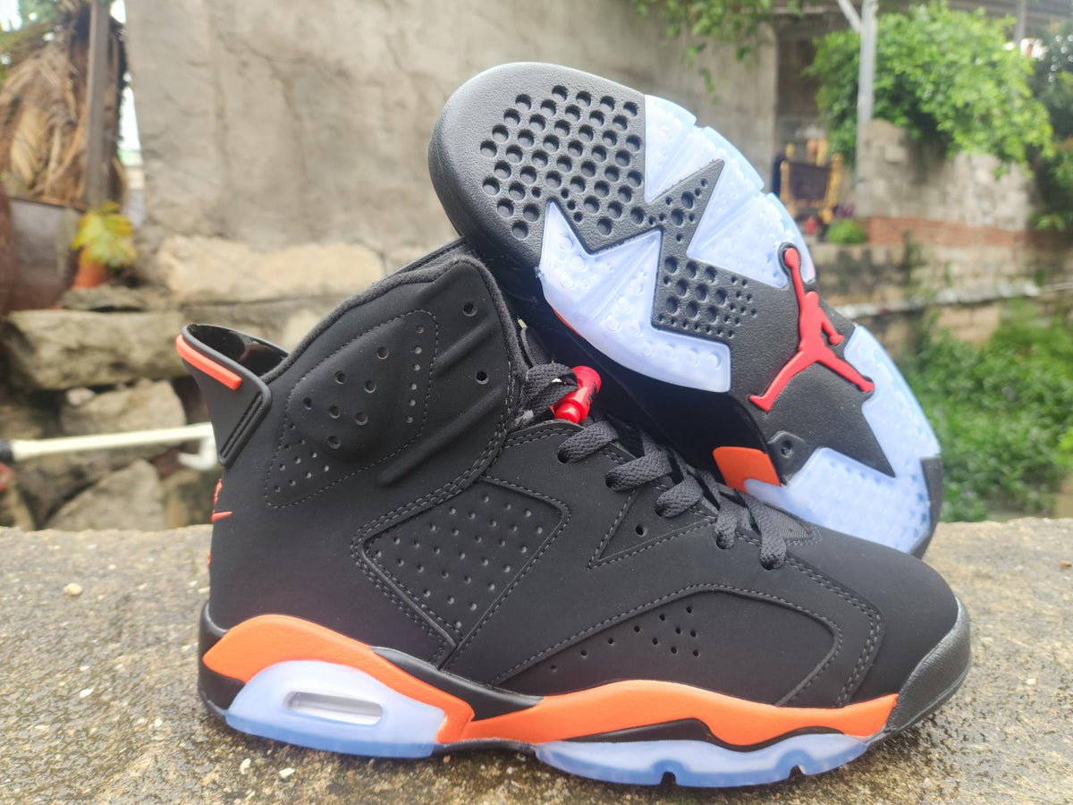 Air Jordan 6 Retro Black & Orange Shattered Backboard