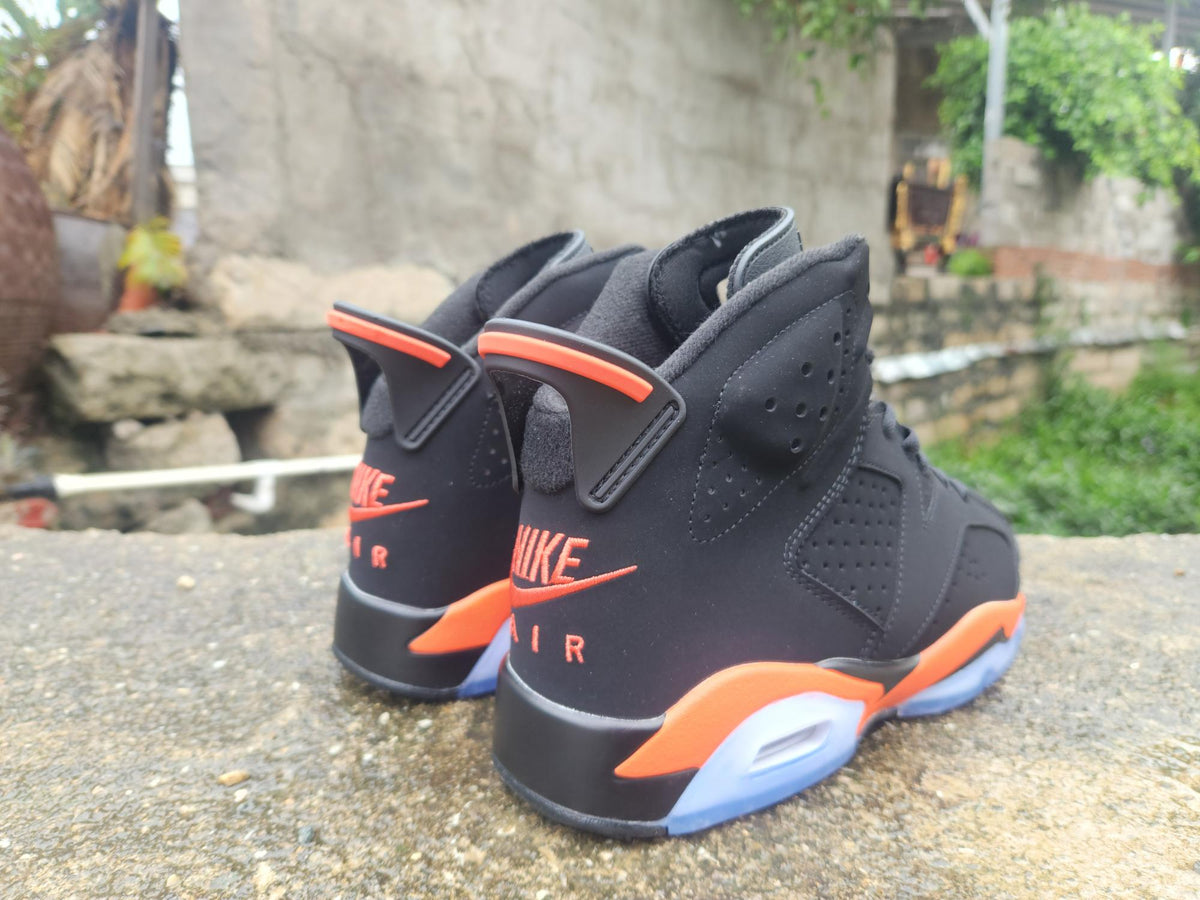 Air Jordan 6 Retro Black & Orange Shattered Backboard