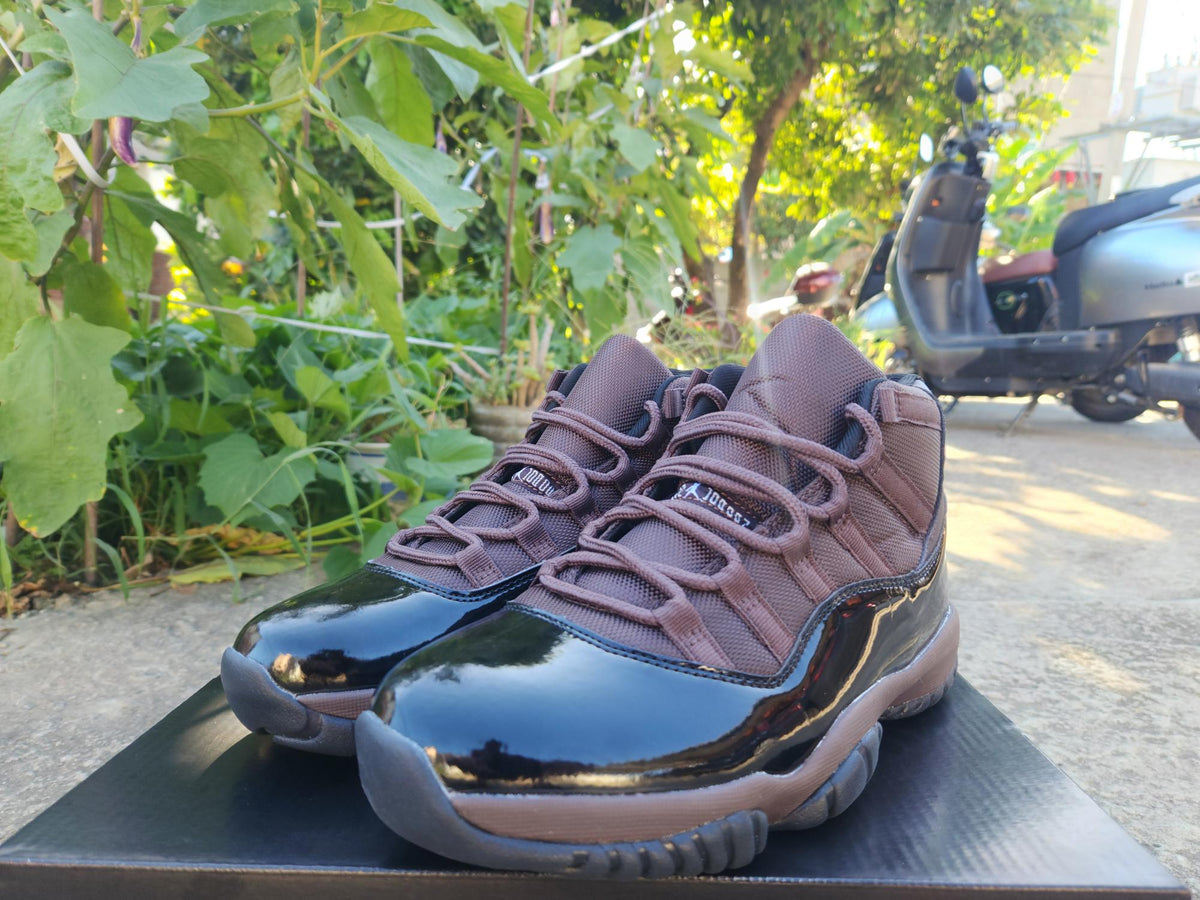 Air Jordan 11 New Black & Brown Sneakers