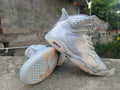 Air Jordan 6 All Silver Sneakers