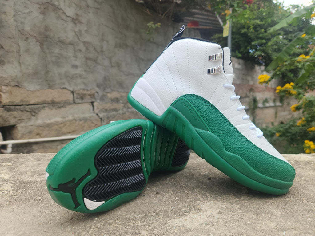 Air Jordan 12 Retro Summit White & Gorge Green CT8013-103
