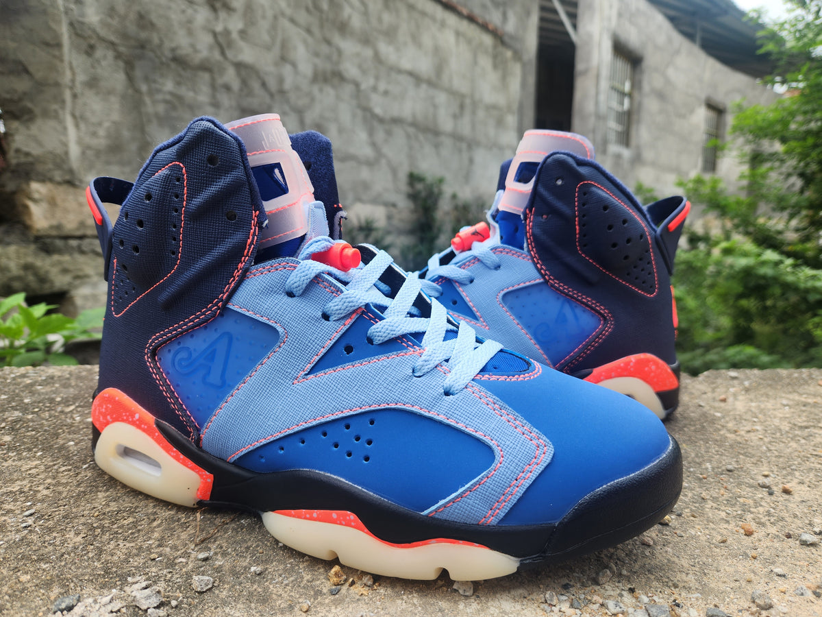 Awake NY x Air Jordan 6 “Midnight Navy” Denim Sneakers