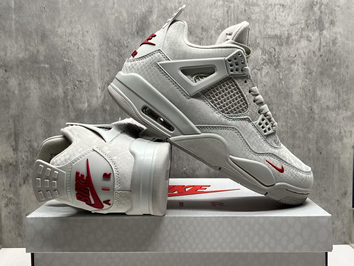Nigel Sylvester x Air Jordan 4 Grey Mamba Sneakers