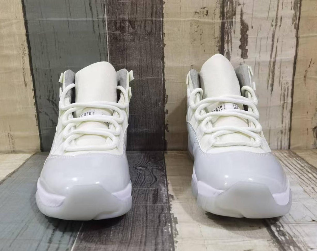 Air Jordan 11 Retro Off-White & Gray Unisex Sneakers