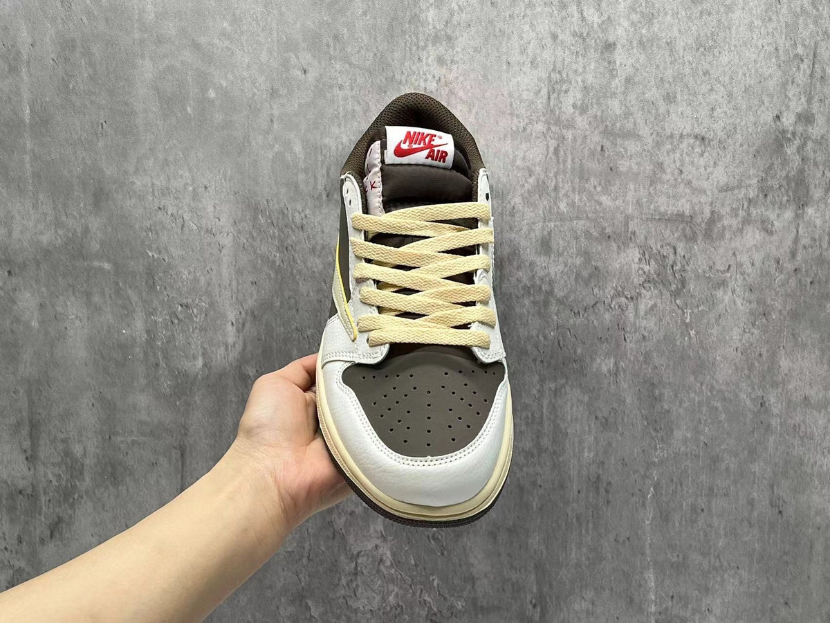 Travis Scott x Air Jordan 1 Low OG SP White & Brown