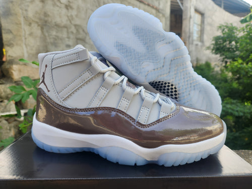 Air Jordan 11 Brown & Gray Sneakers
