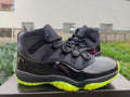 Air Jordan 11 Retro Black & Green Sneakers