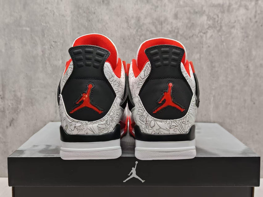 Air Jordan 4 White Laser Sneakers