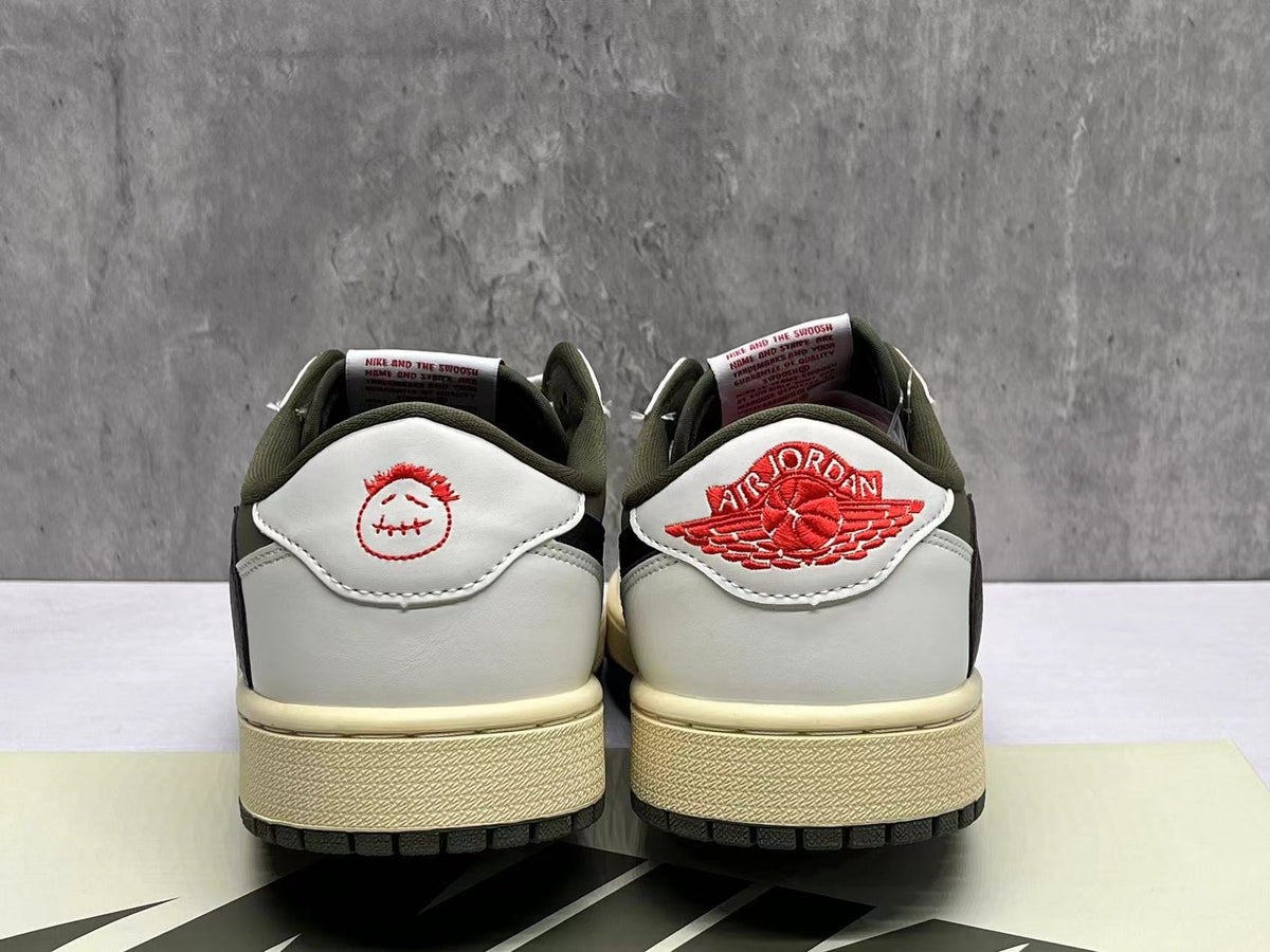 Travis Scott x Air Jordan 1 Low OG SP Beige & Olive