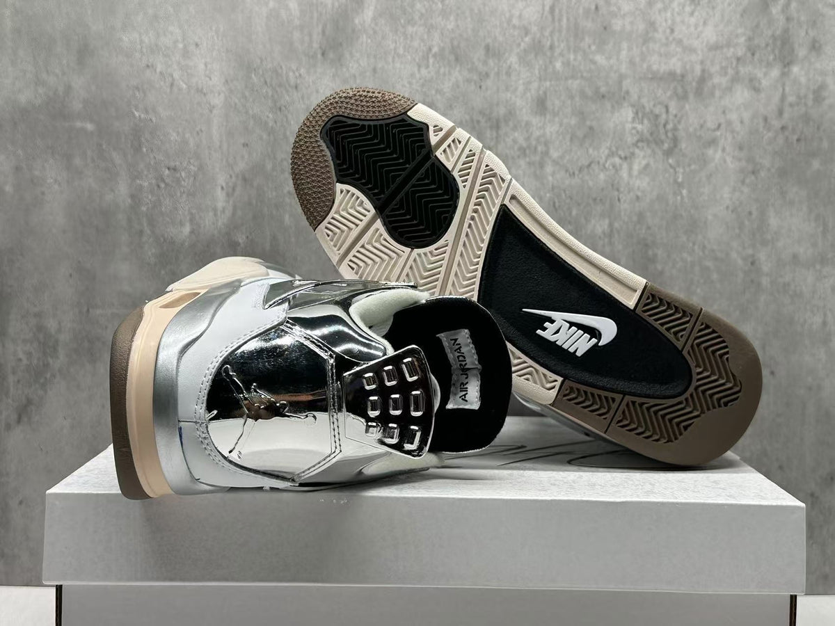 Air Jordan 4 Iron Man Collaboration Sneakers