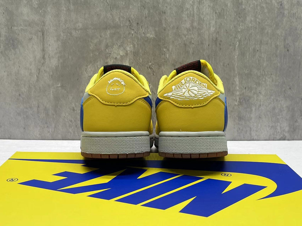 Travis Scott x Air Jordan 1 Low OG SP White & Yellow 8.0