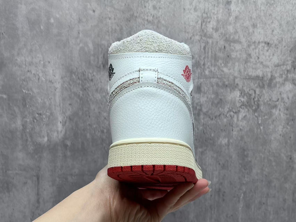 Air Jordan 1 Retro Cinnabar Red Leather Sneakers