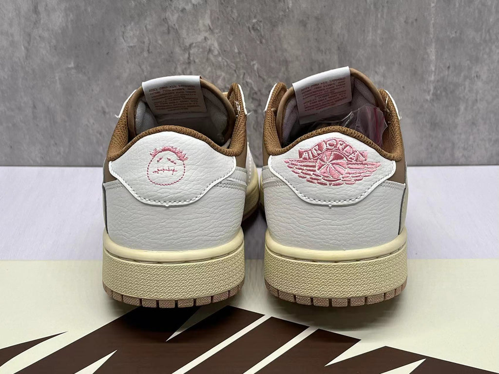 Travis Scott x Air Jordan 1 Low OG SP Light Brown & Pink
