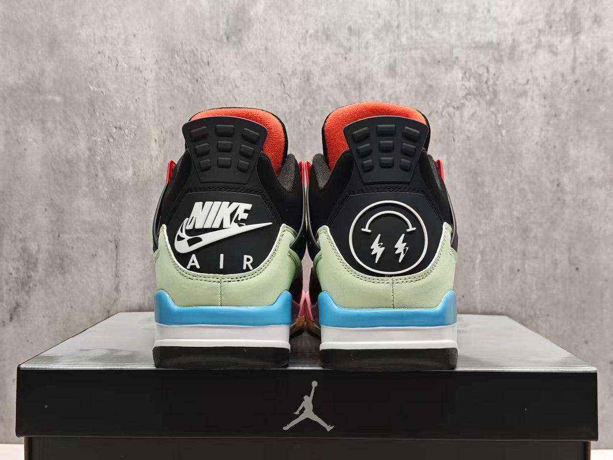 Air Jordan 4 Rainbow Colorblock Sneakers