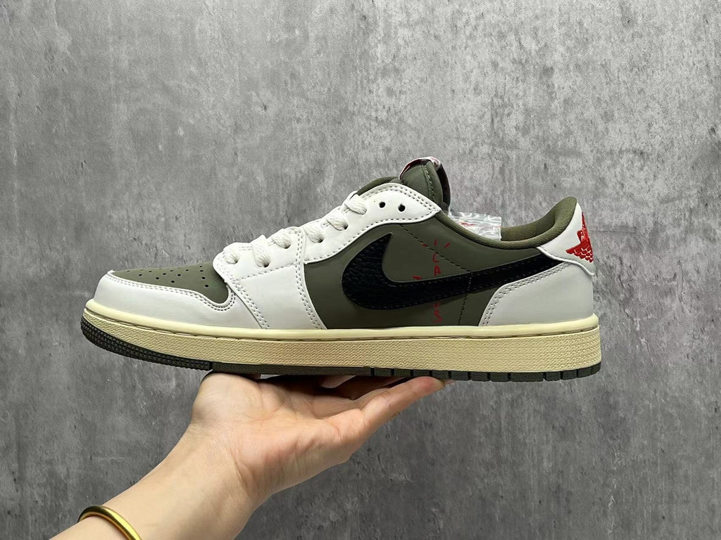 Travis Scott x Air Jordan 1 Low OG SP Beige & Olive