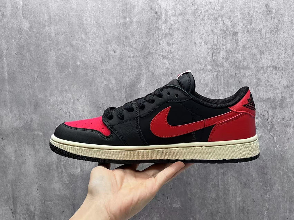 Travis Scott x Air Jordan 1 Low OG SP Black & Red