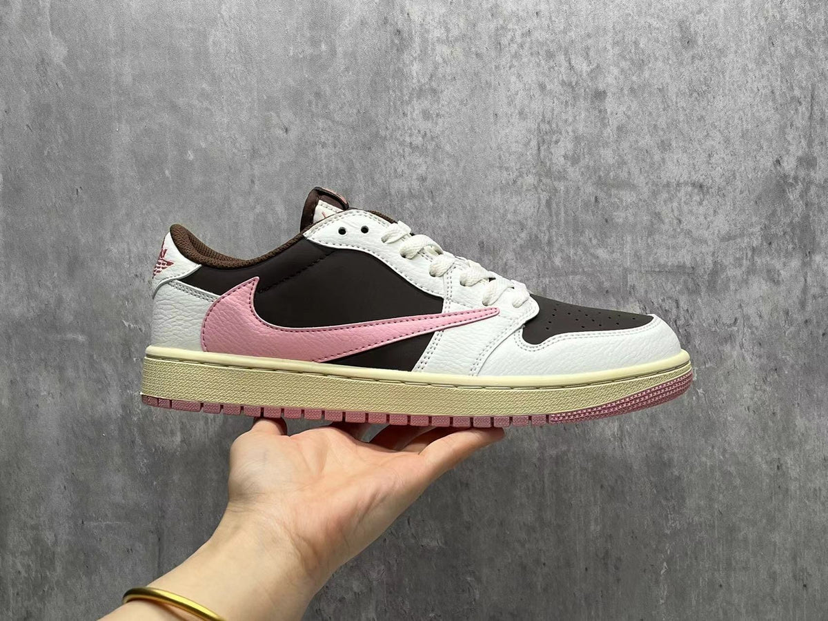 Travis Scott x Air Jordan 1 Low OG SP Brown & Pink
