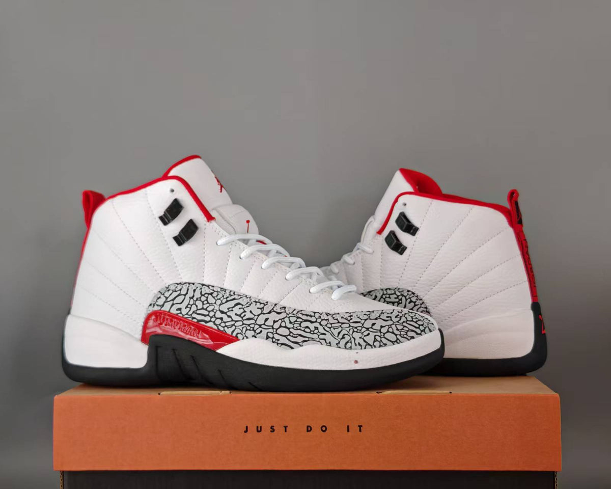 Air Jordan 12 Retro Summit White & Varsity Red CT8013-116