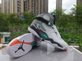 Air Jordan 8 Retro White Grey & Green Sneakers