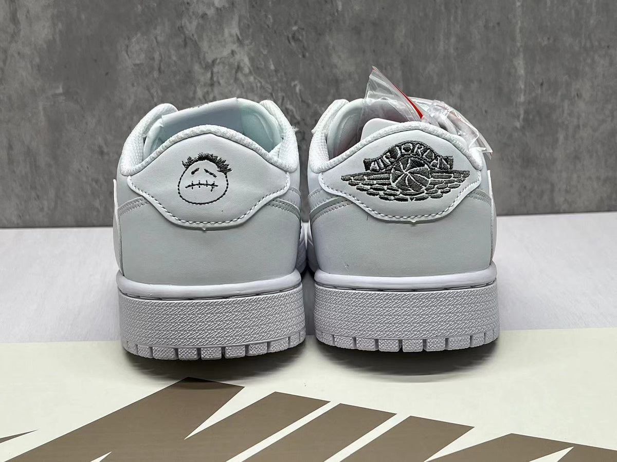 Travis Scott x Air Jordan 1 Low OG SP All White