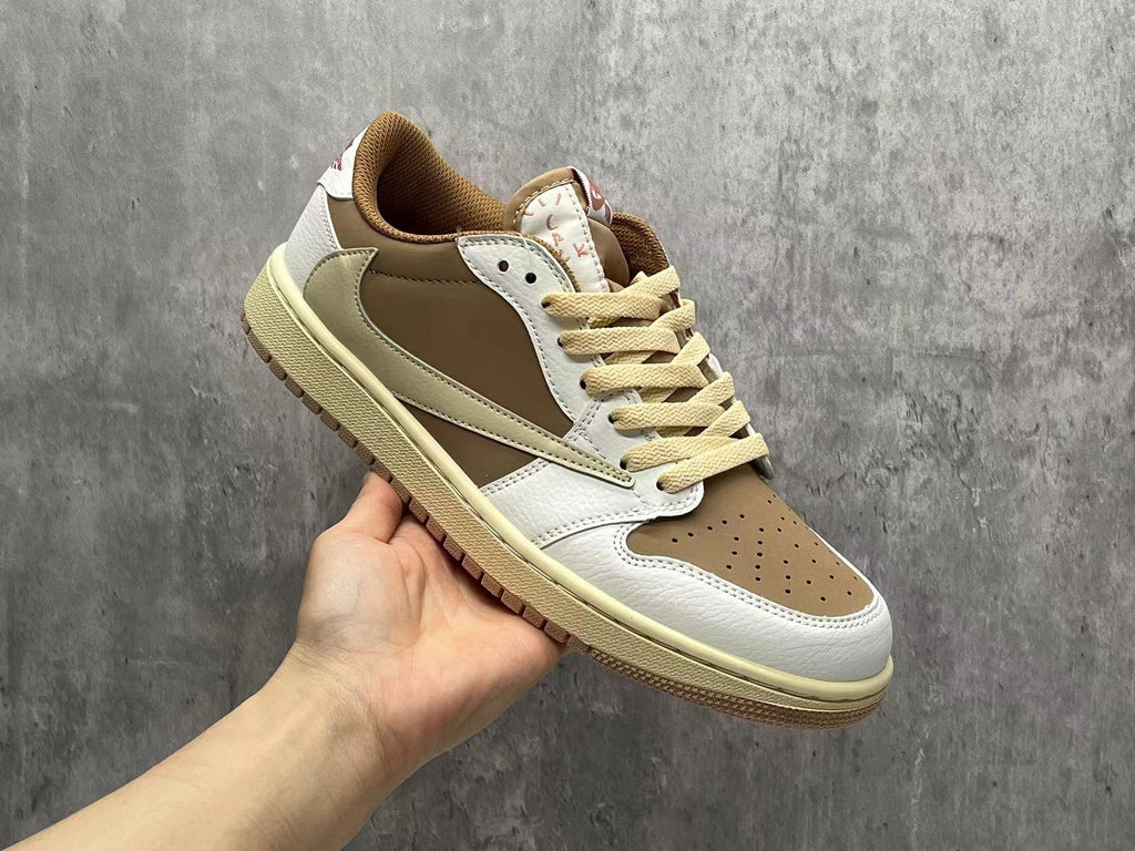 Travis Scott x Air Jordan 1 Low OG SP Light Brown & Pink