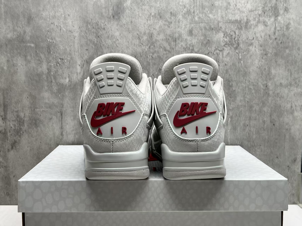 Nigel Sylvester x Air Jordan 4 Grey Mamba Sneakers