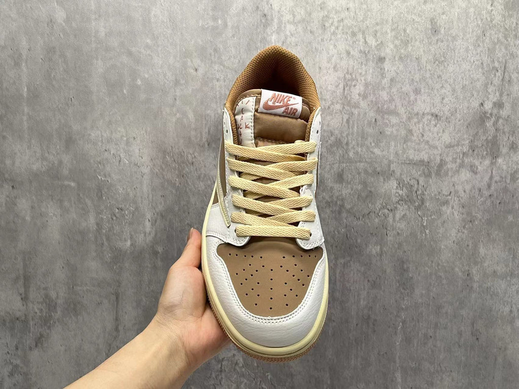 Travis Scott x Air Jordan 1 Low OG SP Light Brown & Pink