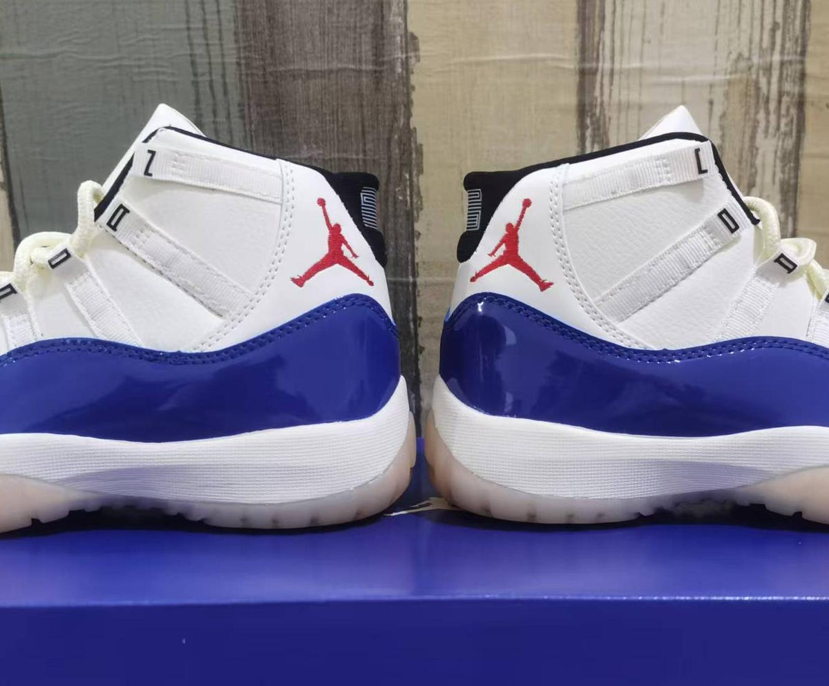 Air Jordan 11 Retro Sail & Deep Royal Blue IH0296-400
