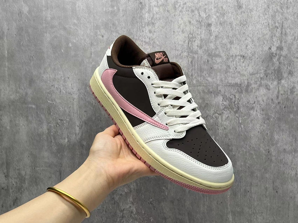 Travis Scott x Air Jordan 1 Low OG SP Brown & Pink