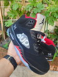 Air Jordan 5 SUP Black & Red Sneakers