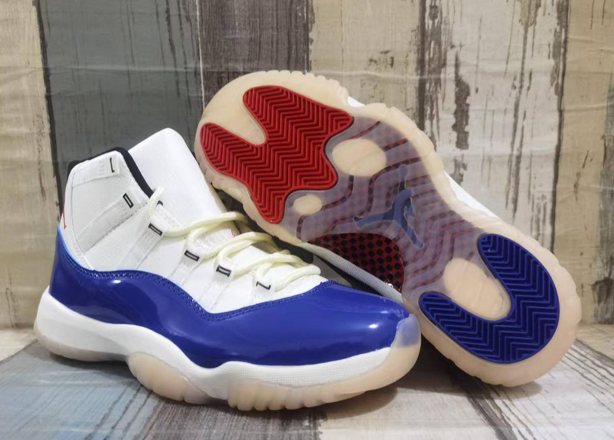 Air Jordan 11 Retro Sail & Deep Royal Blue IH0296-400