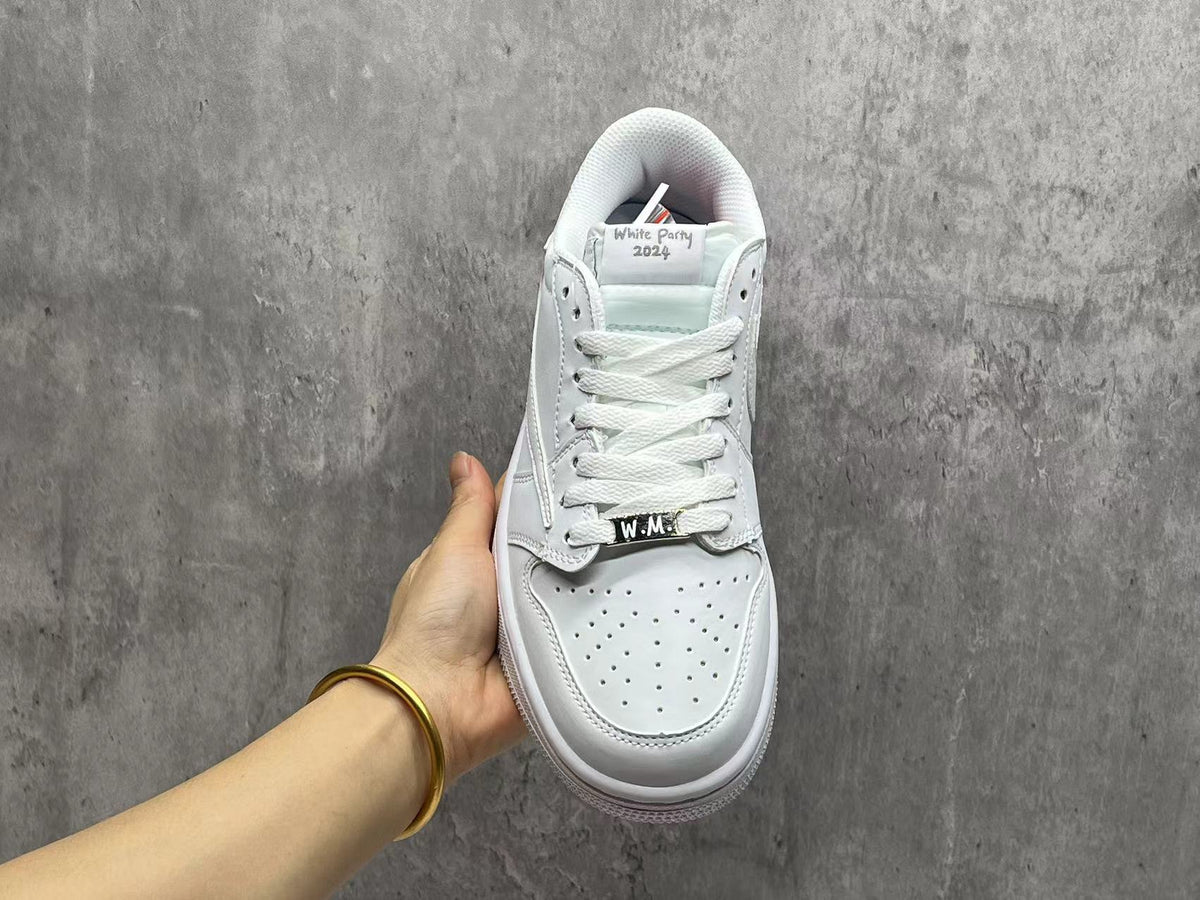 Travis Scott x Air Jordan 1 Low OG SP All White